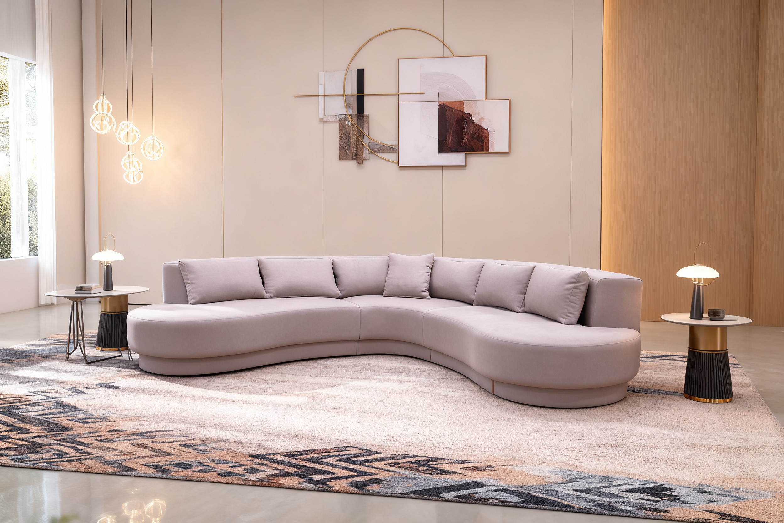 Monica Curve Sofa