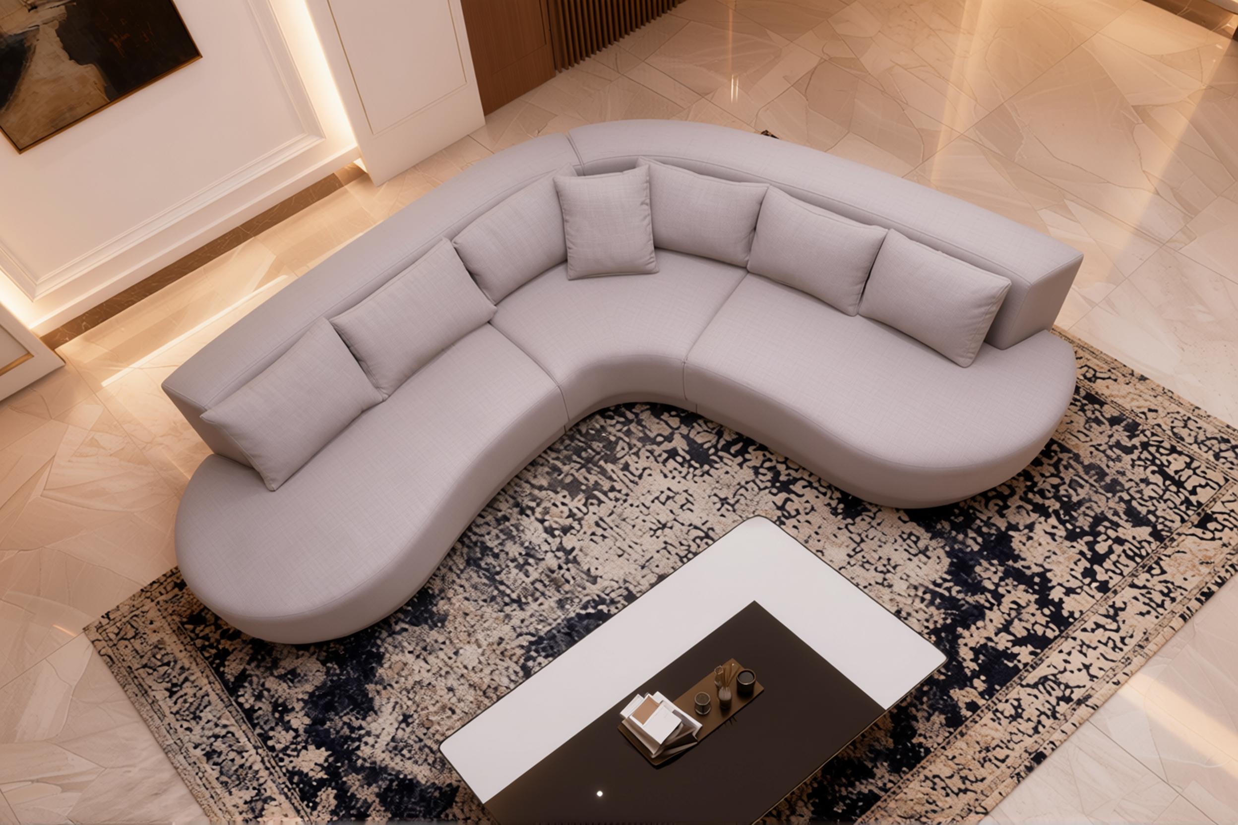 Monica Curve Sofa
