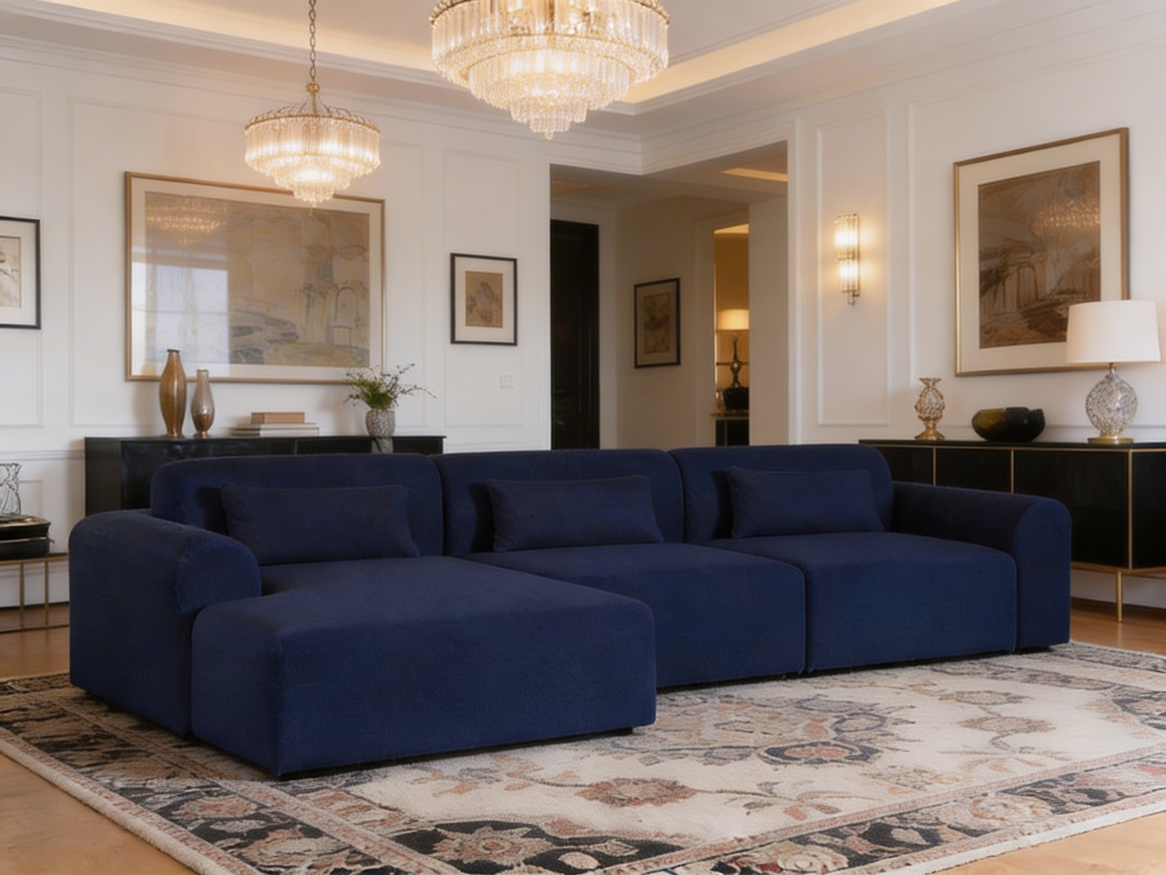 Valmont Lounge Navy Blue