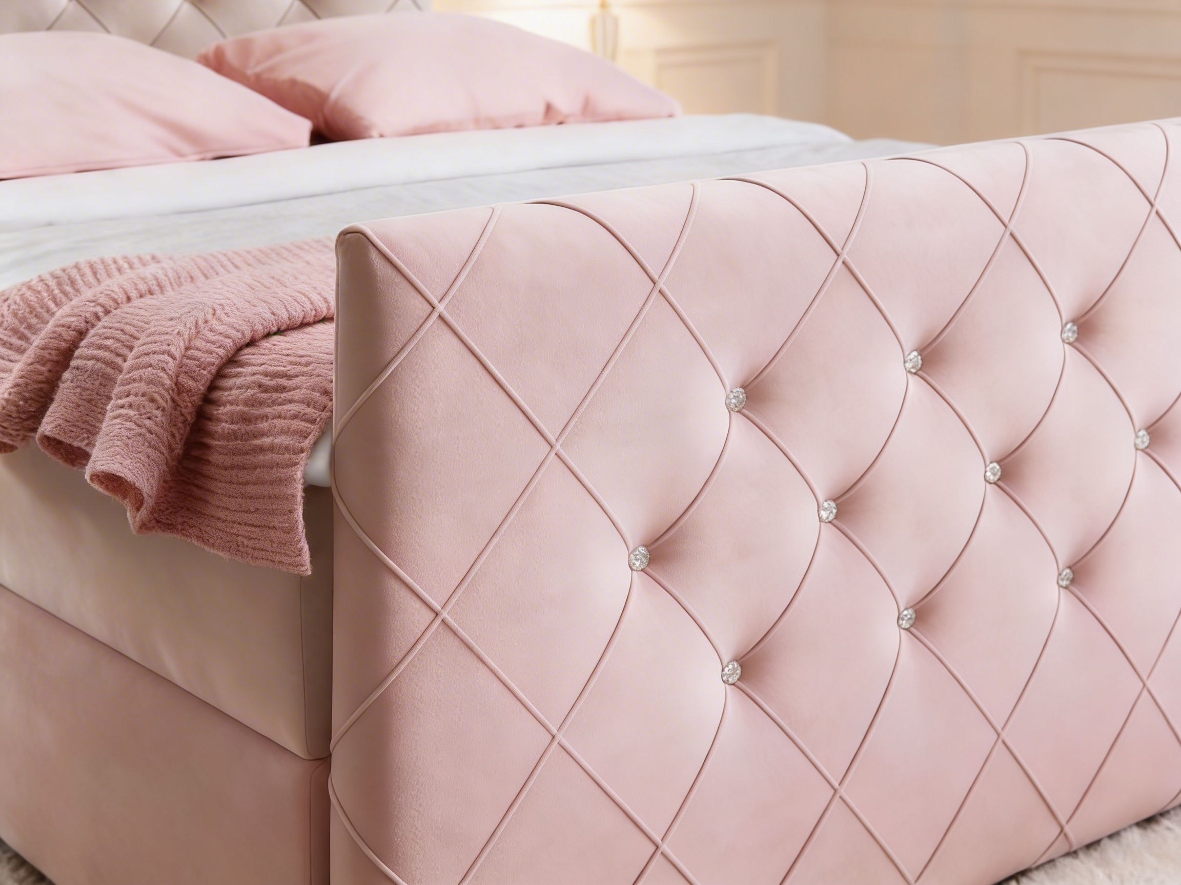Rosélia Boxspring Pink