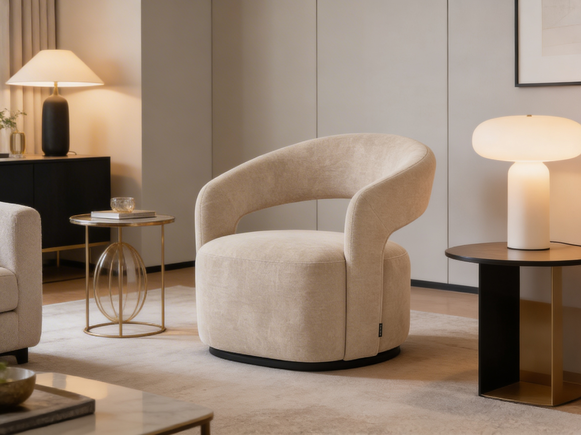 Aurelia Lounge Chair Black